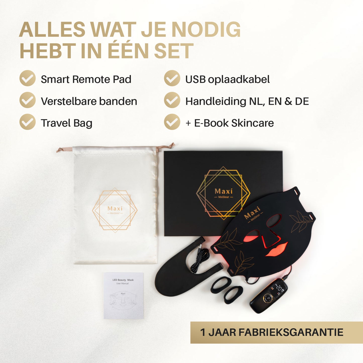 LED Masker - Éclaté