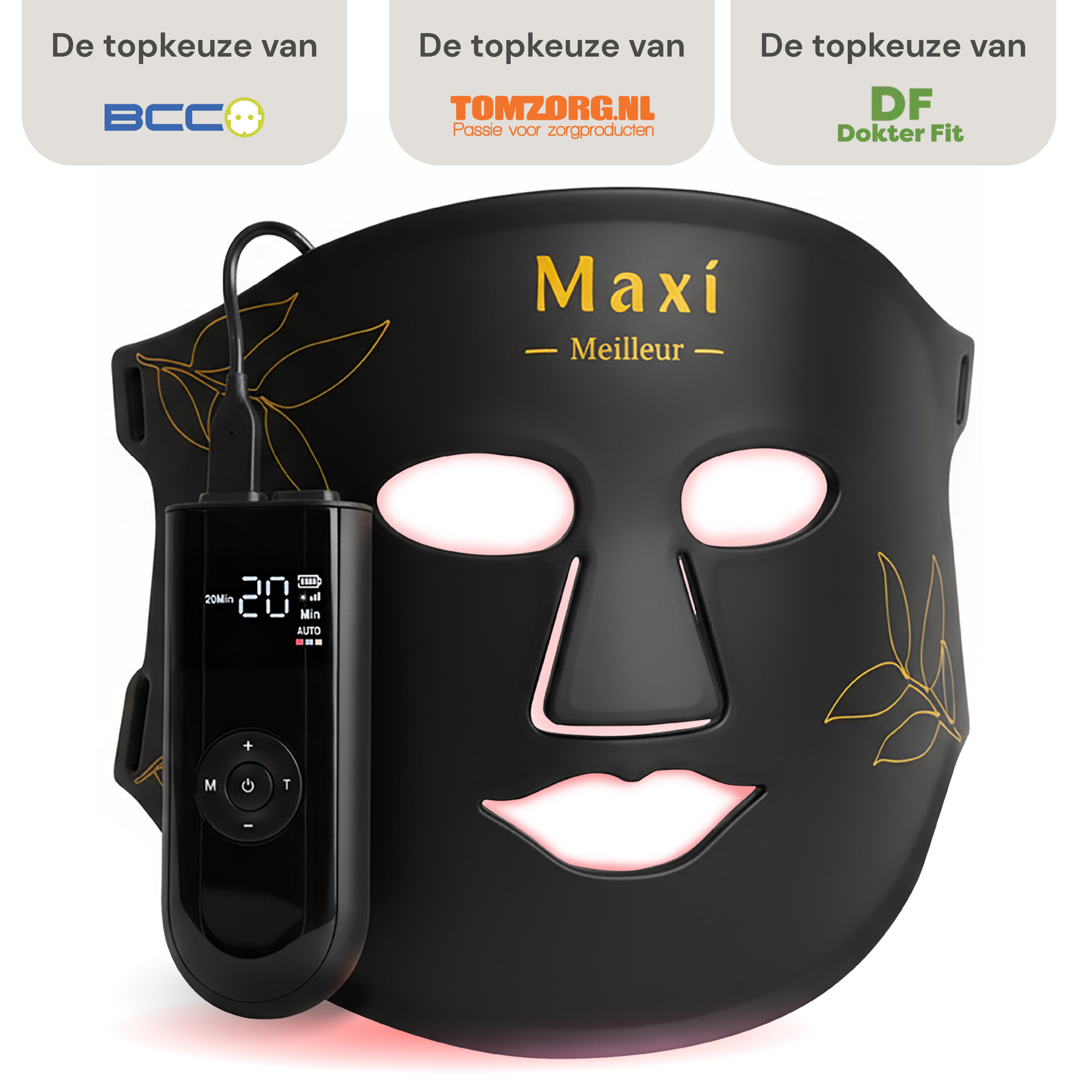 Pro Series - LED Masker wit