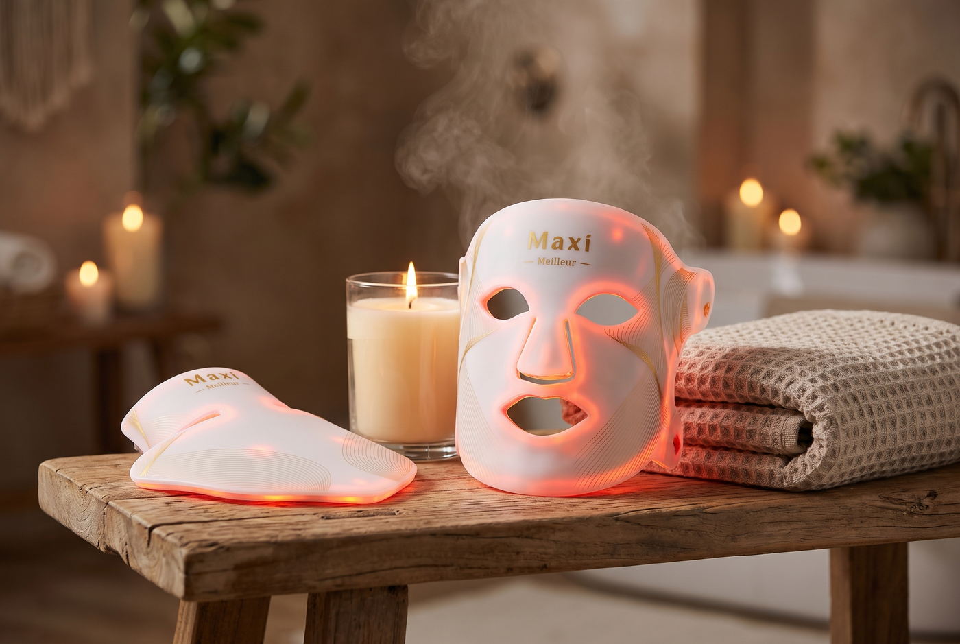 Maxi Meilleur LED masker vs FOREO LED masker