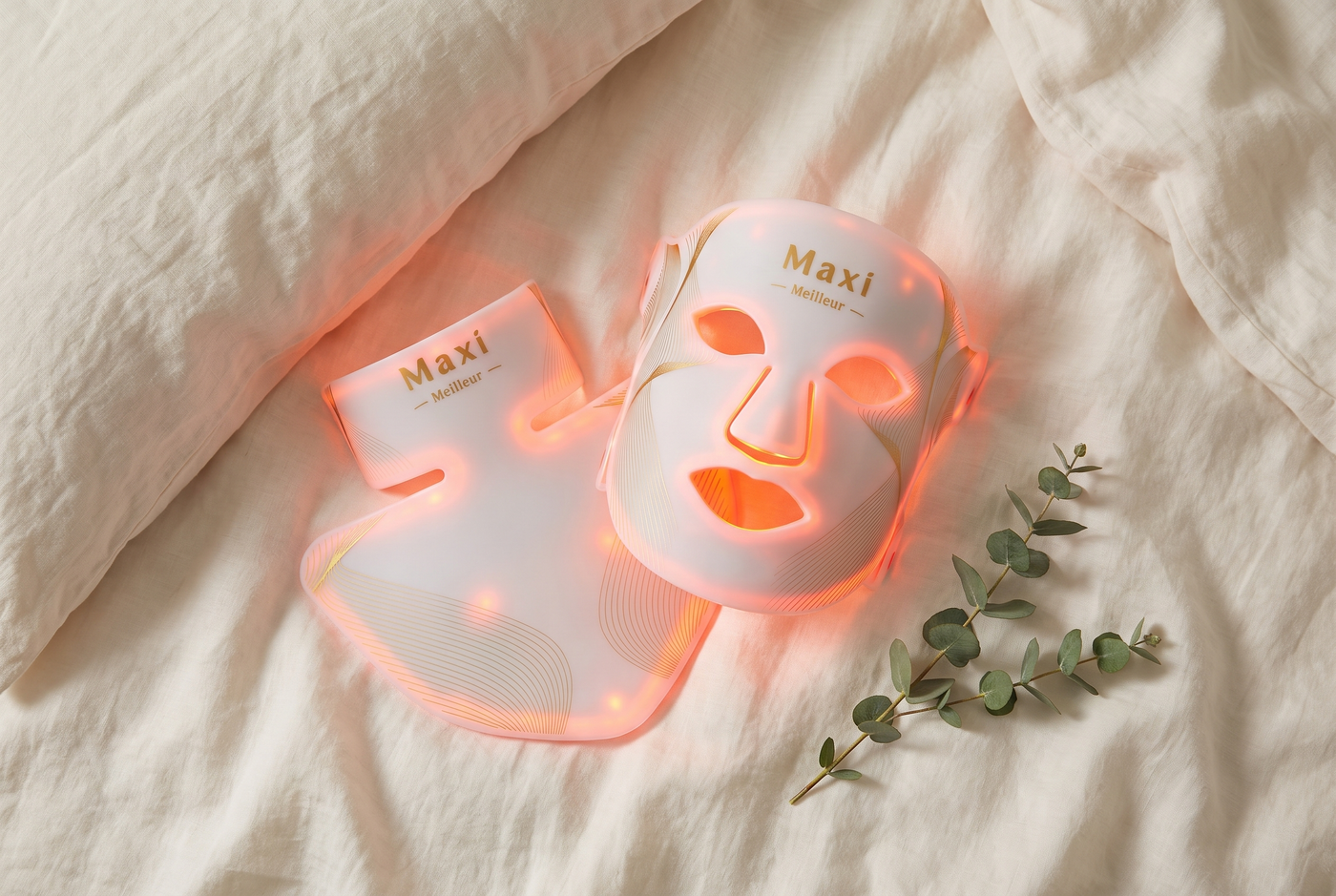 Maxi Meilleur LED masker vs Facelite LED masker