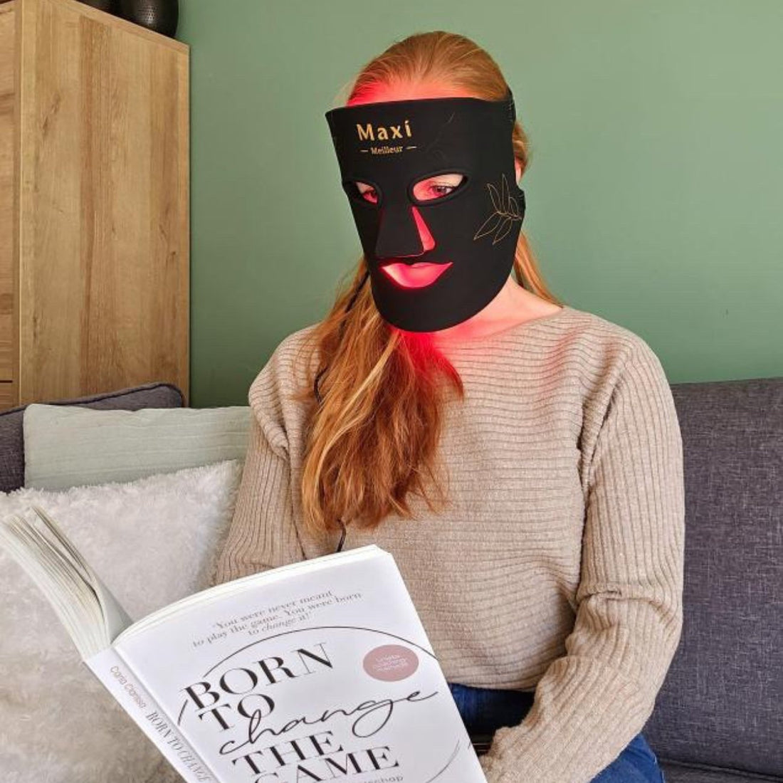 rood licht therapie voor en na