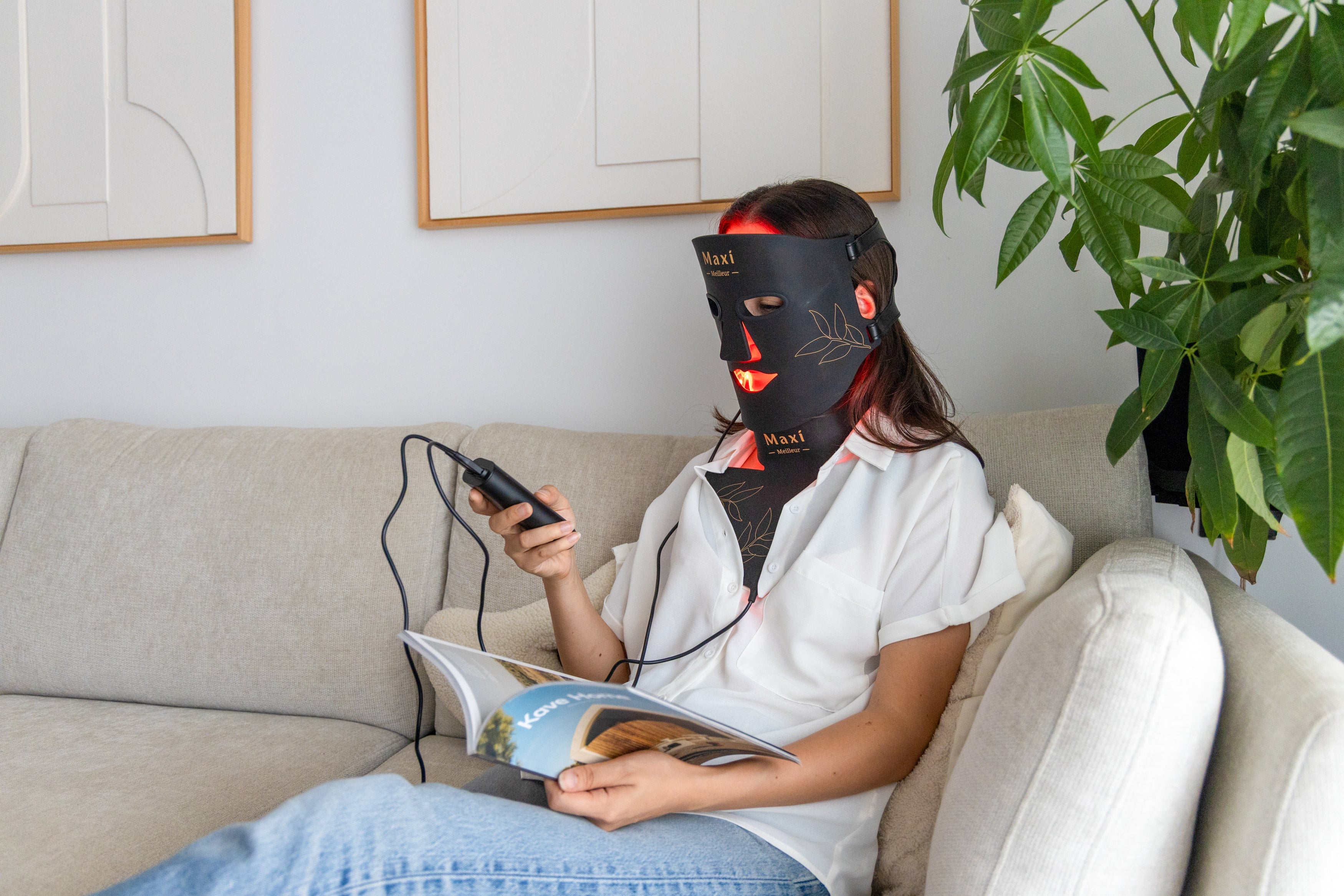 rood licht masker