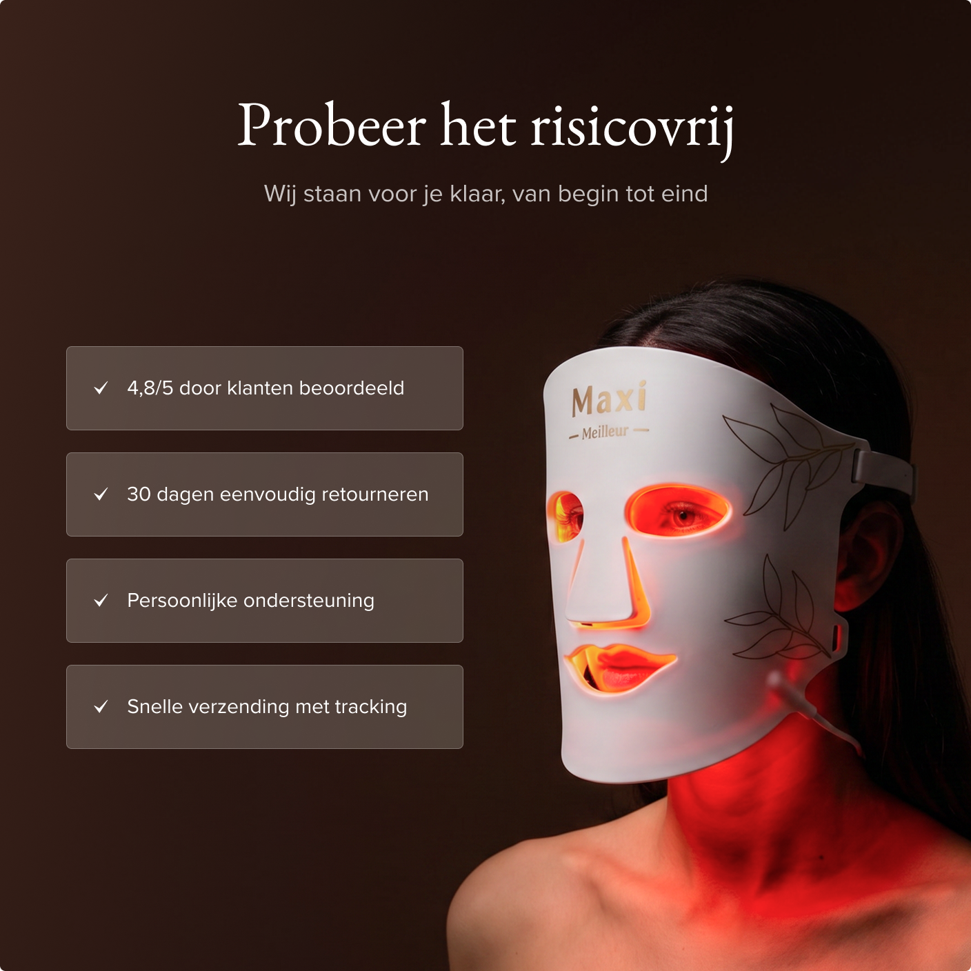 Pro Series - LED Mask white