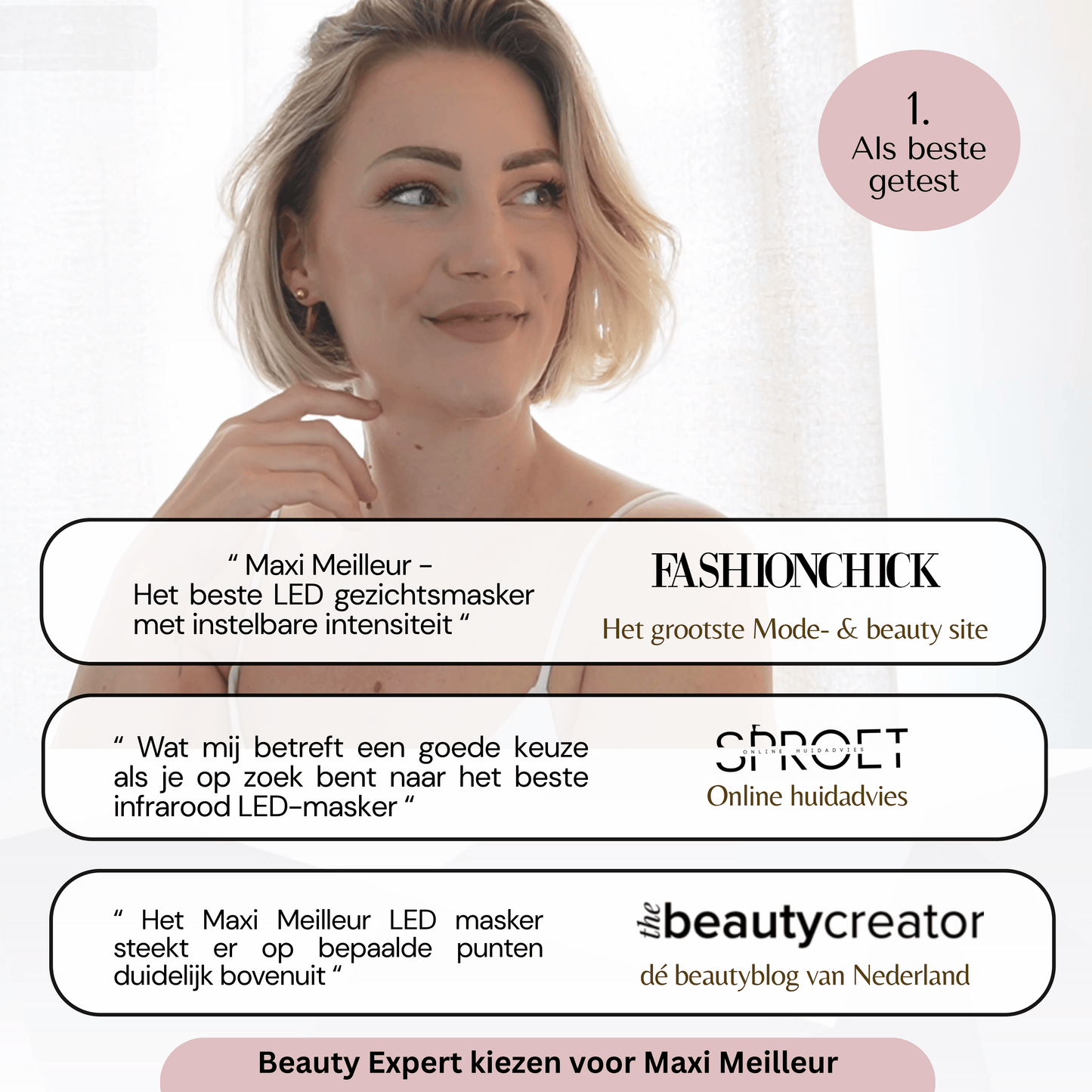 LED Face Mask - Éclaté