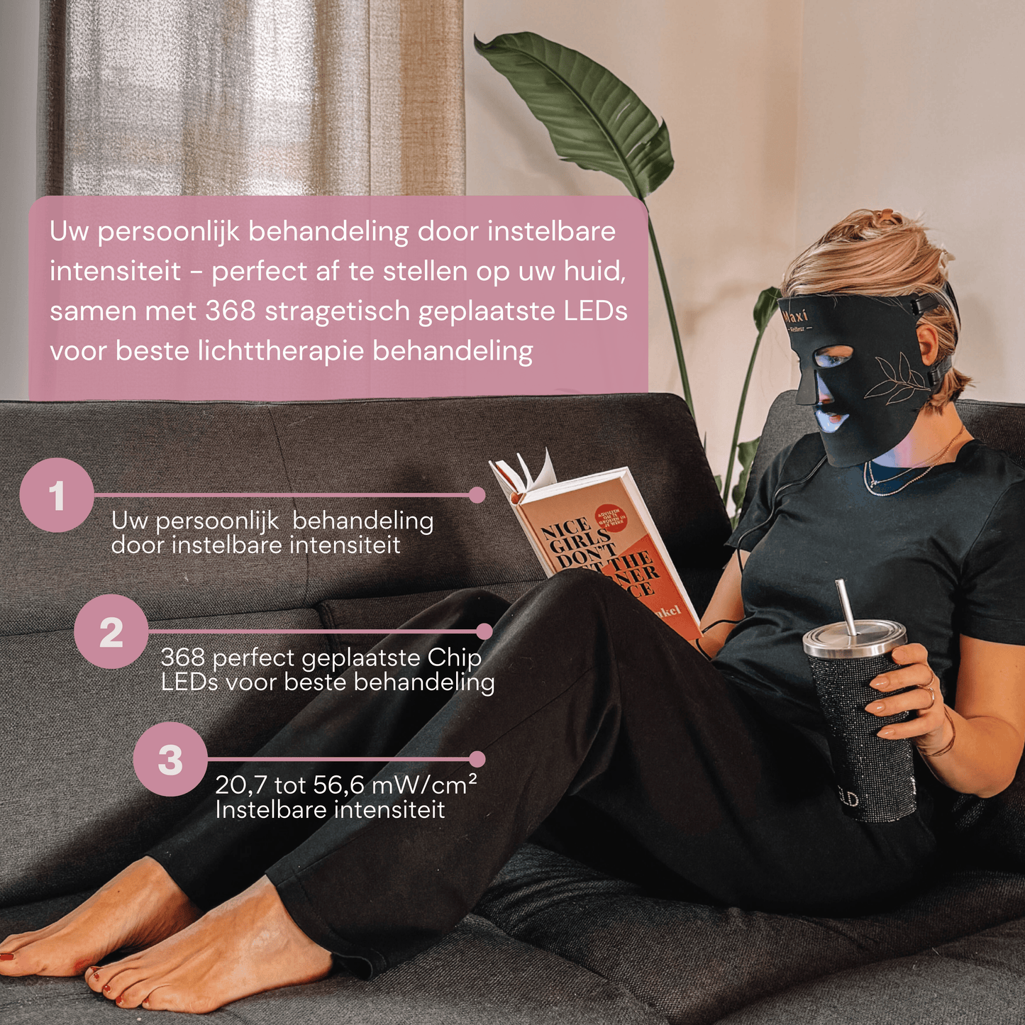 LED Face Mask - Éclaté