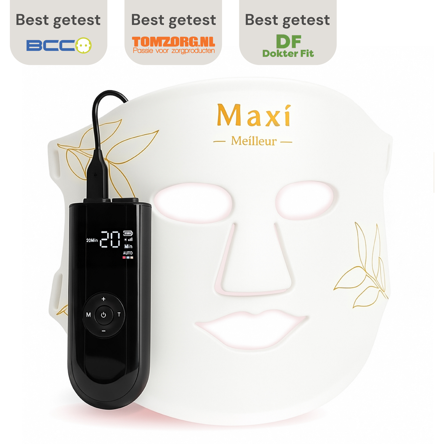 Pro Series - LED Masker wit